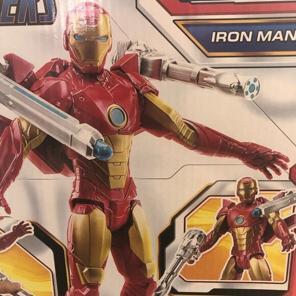 NIB Hasbro Marvel Avengers Titan Hero Iron Man Action Figure Blast Gear Red/Gold - Picture 6 of 13